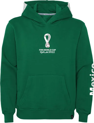 Vista 4 de Outerstuff Sudadera con capucha unisex de forro polar para niños de la Copa Mundial