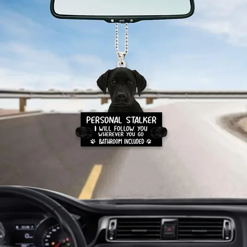 Vista 9 de Alaskan Malamute - Adorno colgante de coche para acechar personalmente, adorno de acrílico con nombre personalizado para perro, adorno de Navidad