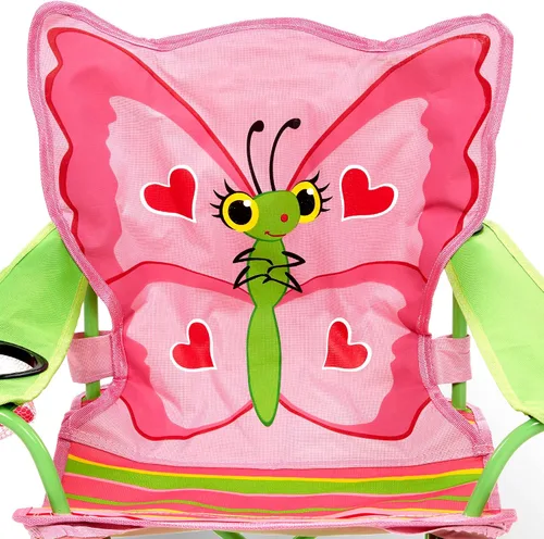 Vista 8 de Melissa & Doug Bella Butterfly Silla de exterior para niños (embalaje sin frustraciones)