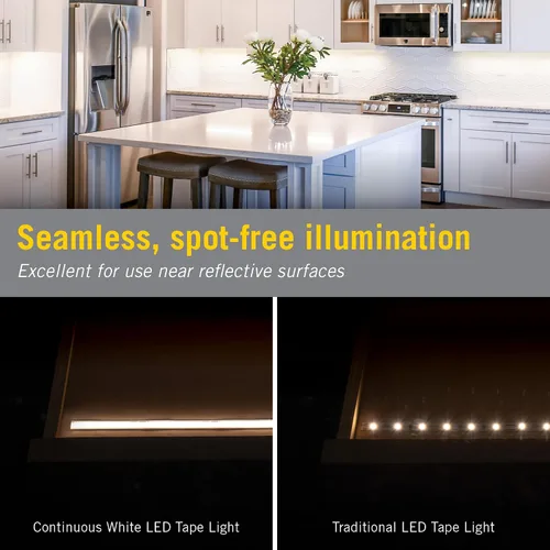 Vista 2 de Armacost Lighting RibbonFlex Pro 24V Luz de Tira LED COB Blanca, 2700K, 165 Lúmenes/Pie, 2.5M 171110