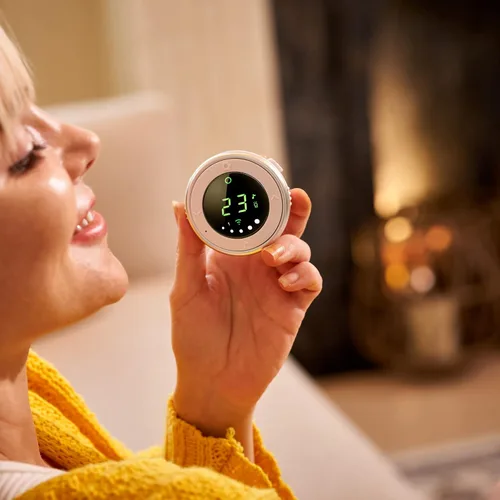 Vista 5 de Bebcare iQ - Monitor inteligente HD para bebés: video Full HD 1080p, panorámica e inclinación, sensor de temperatura, alerta de movimiento y sonido
