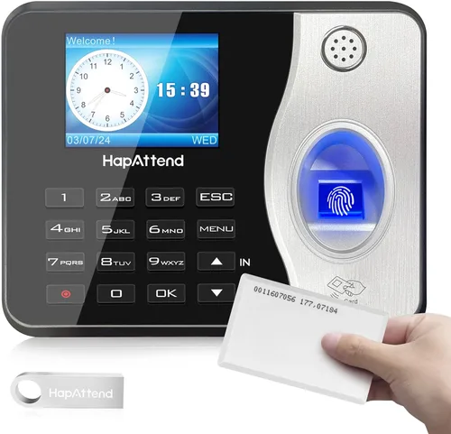 Vista 4 de Tarjetas de tiempo, paquete de 10 tarjetas RFID para empleados compatibles