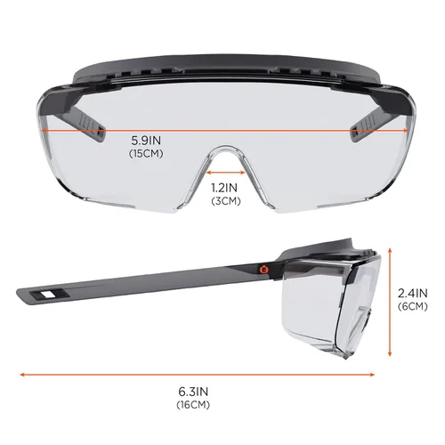 Vista 7 de Ergodyne Skullerz OSMIN OTG - Lentes de seguridad, antiniebla, antiarañazos