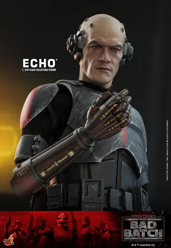 Vista 8 de Hot Toys 1:6 Echo - Star Wars: The Bad Batch, Negro