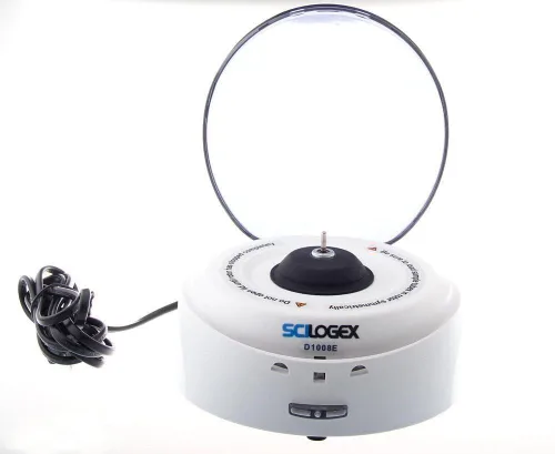 Vista 2 de ELEOPTION® SCILOGEX D1008E Centrífuga Mini centrífuga de palma 5000 RPM Centrifugadora de laboratorio 110 ~ 220V, incluye dos rotores para 8 x