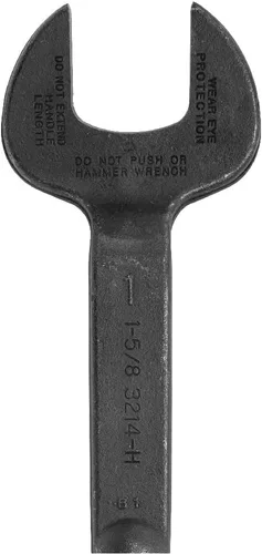 Vista 8 de Klein Tools 3214 - Llave dentada, fabricada en Estados Unidos, apertura nominal de 1-5/8 pulgadas, perno de 1 pulgada para tuerca pesada de EE. UU