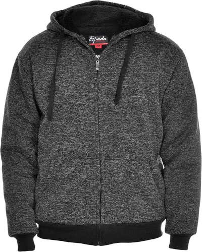 Vista 23 de Chaqueta con capucha con cremallera completa y forro de sherpa