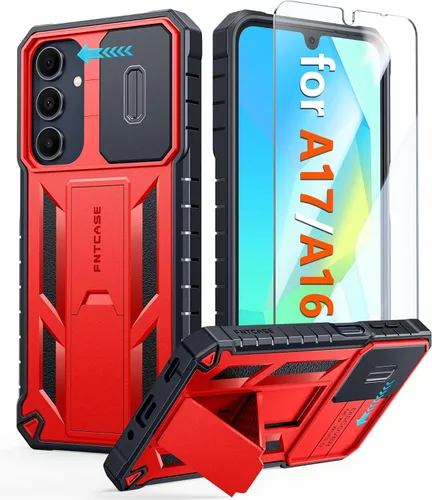 Vista 64 de FNTCASE for iPhone 11-Pro Phone Case: Military Grade Drop Proof Mobile Cover with Kickstand & Slide Rugged Shockproof Bumper Heavy Duty Protector