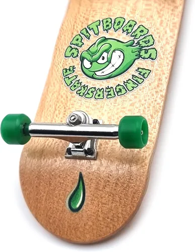 Vista 3 de SPITBOARDS 34mm x 96mm Juego Completo de Diapasón Profesional para Dedos Tablero de Madera Real Barras con Tuercas de Bloqueo y Bujes Ruedas