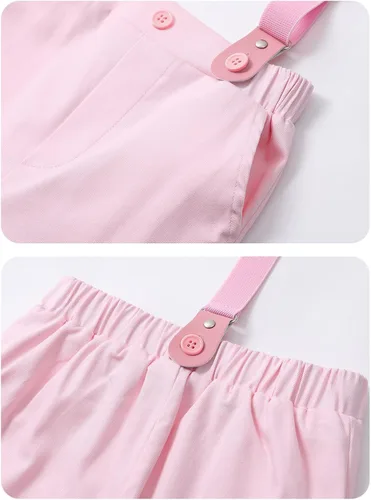 Vista 44 de A&J DESIGN Conjunto de ropa formal para niños pequeños con tirantes y tirantes