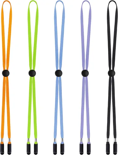 Vista 12 de Sucrain 5 clips ajustables para sombrero, cordón de barbilla para golf, pesca, navegación