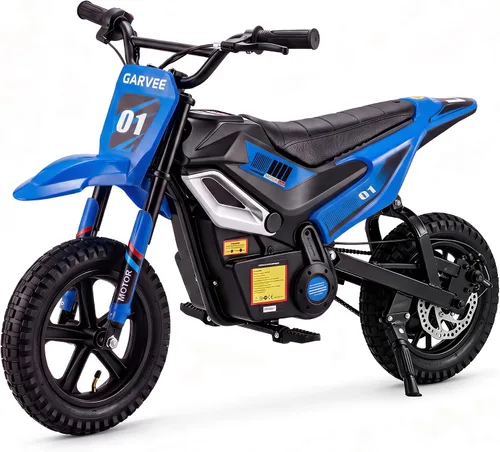 Vista 13 de Garvee Bicicleta de cross eléctrica de 24 V para niños de 5 +, 12 MPH Greena