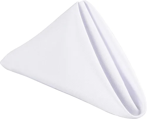 Vista 19 de GEFEII Servilletas de tela de poliéster sólido de 18 x 18 pulgadas para cocina, mantel rectangular cuadrado redondo para bodas, fiestas