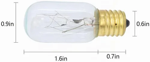 Vista 5 de AMI PARTS WB36X10003 Bombilla 40w 130v E17 Microondas Luz Repuesto Parte