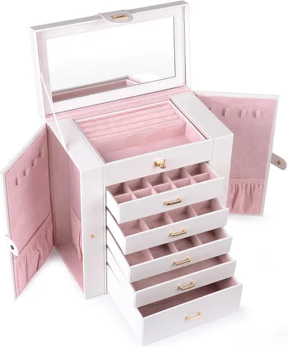 Vista 5 de Gran caja o almacenamiento para joyas Kendal LJC-SHD5.