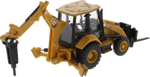 Vista 4 de Diecast Masters Escala 1:64 Caterpillar 420 XE Retroexcavadora Modelo 85765 Play & Collect Series Cat Equipo de construcción