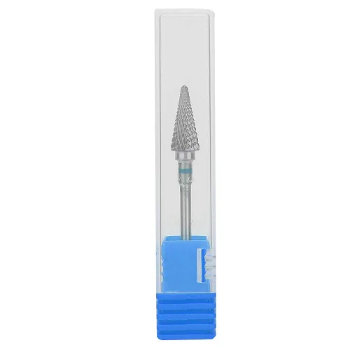 Vista 9 de Pongnas Broca de uñas de acero de tungsteno, brocas de manicura para manicura, pedicura eléctrica, accesorios para cabezal de molienda (azul)