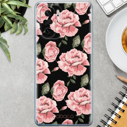 Vista 3 de BABACO ERT Group Mobile Phone case for Xiaomi MI 11i/ REDMI K40/K40 PRO/Poco F3/ F3 PRO Original and Officially Licensed Pattern Flowers 013 adapted