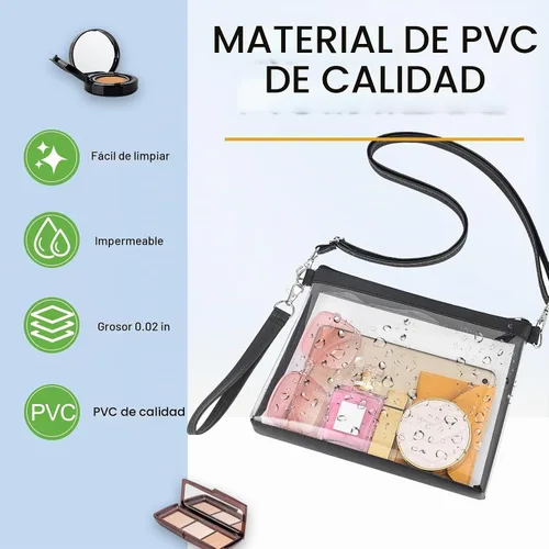 Vista 3 de USPECLARE Clear Purse Stadium Approved See Through Crossbody Bag