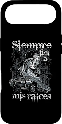 Vista 27 de iPhone 16 Chicana Style Lowrider Ropa Mujeres Mexicano-Americana Latina Case