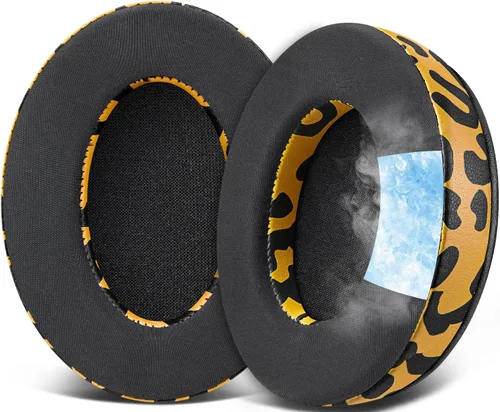 Vista 14 de SOULWIT Almohadillas de Gel de Reemplazo para Auriculares HyperX Cloud 1/2/3/Pro/Core, Cloud Alpha/Flight/Stinger Series, CloudX Stinger/Flight Negro