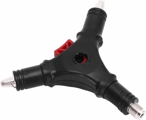 Vista 6 de Herramienta de compresión de pelacables con conector F 4 en 1, kit de herramientas de abocinado multifuncional para cable coaxial RG59 RG6