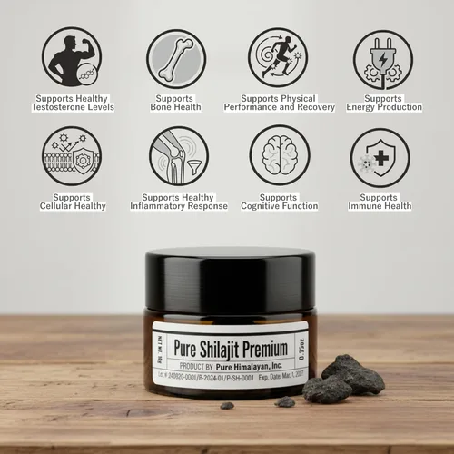Vista 2 de (0.35 onzas) – Resina Shilajit del Himalaya, 96.5% ácido fúlvico