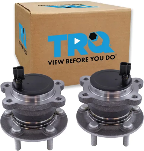 Vista 108 de Conjunto de rodamiento de rueda delantera de 2 piezas y buje TRQ Compatible con Pontiac Solstice 2006-2009 Saturn Sky 2007-2010