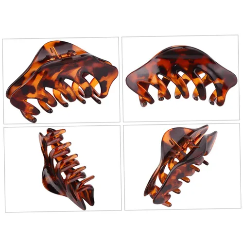 Vista 8 de FOMIYES Pinzas para el cabello lacio, 6 unidades, pinzas para el cabello, horquilla de moda, soporte para cola de caballo, versión coreana, pinzas