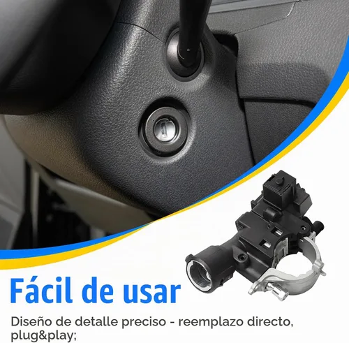 Vista 4 de 989-019 Carcasa de cerradura de encendido Compatible con Ford Escape 2008-2012 Focus 2008-11 Compatible con Mazda Tribute 2008-11 Compatible