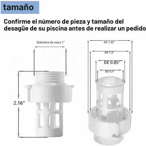 Vista 2 de 10184 Intex Manguera Drenaje Enchufe Conector Reemplazo Intex Piscina Redonda