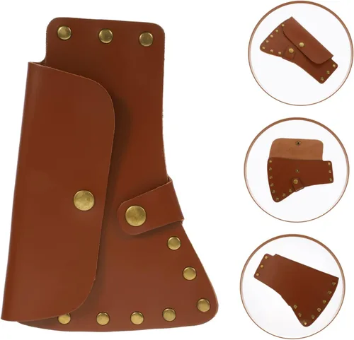 Vista 8 de Yardwe Funda para cabeza Funda portátil para camping Cubierta profesional para hacha de fácil acceso
