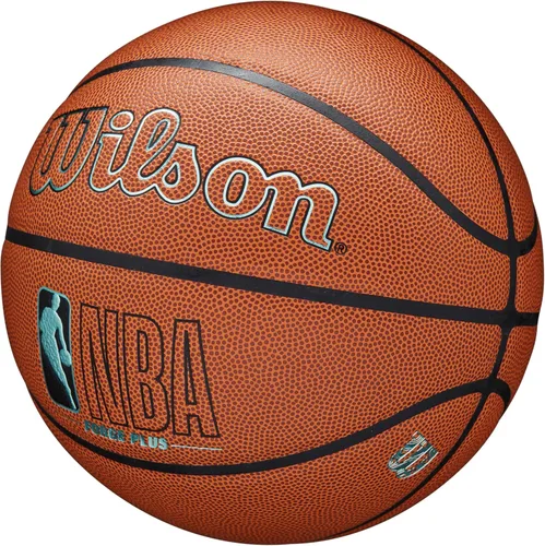 Vista 2 de Balones para baloncesto en interiores y exteriores Wilson NBA Forge Series Marrón