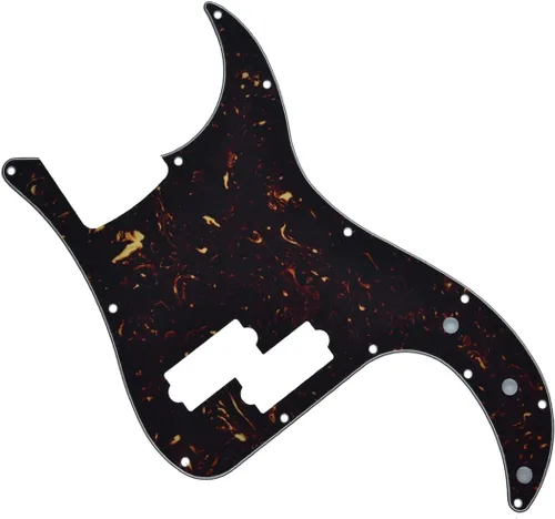 Vista 15 de KAISH Golpeador de 13 agujeros estilo P Bass, placa de rasguño PB para bajo Precision P Bass de USA/México con perla de abulón
