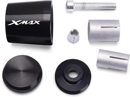 Vista 3 de Motorcycle CNC Aluminum Motorcycle Handlebar End 7/8" 22mm Handle Bar Ends Plugs Caps for XMAX300 XMAX400 Xmax X-MAX 125 250 300 400 Handle end Black