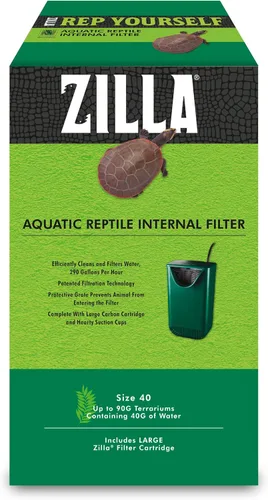 Vista 10 de Zilla Filtro de agua interno para reptiles para mascotas acuáticas, para hasta 20 galones