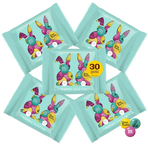 Vista 11 de M&M'S - Caramelos de chocolate con leche de Pascua, 30 paquetes