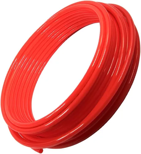 Vista 12 de Pex-A - Tubo PEX de 1 pulgada x 100 pies, tubo de agua flexible para calefacción radiante hidrónico, bobina de tubo PEX de 1 pulgada, rojo