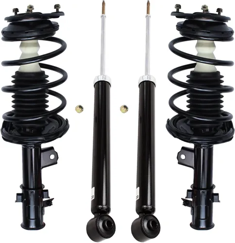 Vista 65 de Detroit Axle - Kit de amortiguadores de 4 puntales para Ford Escape 14-19, 2 puntales delanteros con resorte helicoidal 2 amortiguadores traseros