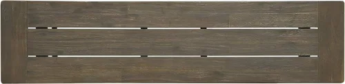 Vista 9 de Christopher Knight Home Toby Outdoor Banco de madera de acacia, acabado gris arenado y negro