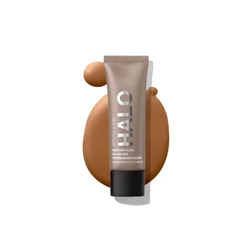 Vista 15 de Smashbox Halo Healthy Glow Tinted Moisturizer with SPF 25 24-Hour Hydrating Skin Tint with Buildable Coverage and Dewy Finish Hyaluronic Acid &