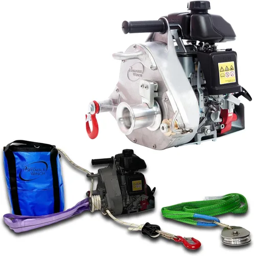 Vista 14 de Portable Winch PCW3000-Li-A Cabrestante de Cabestrante Accionado por Batería con Accesorios - Cabrestante de Capacidad de Tracción de 2,200 libras