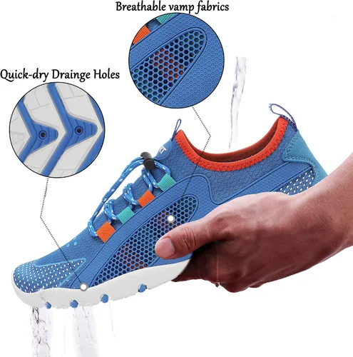 Vista 3 de Wyhan - Zapatos de agua para hombre y mujer, secado rápido, calcetines acuáticos, zapatos de buceo para playa, natación, surf, piscina, yoga