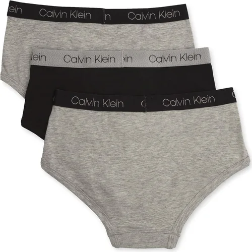 Vista 2 de Calvin Klein Paquete de 3 calzoncillos de algodón surtidos para niños pequeños modernos