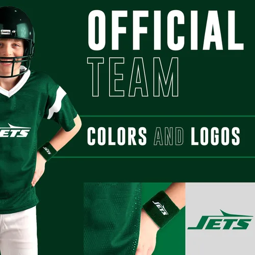 Vista 3 de Franklin Sports NFL Team Logo Wristbands - Pair of Youth Wristbands for Costumes and Uniforms