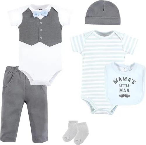 Vista 58 de Hudson Baby Juego de canastilla de algodón unisex para bebé Arcos de ballet Bunny