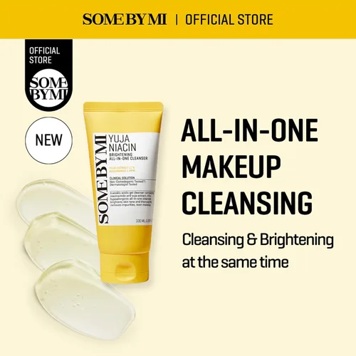 Vista 2 de SOME BY MI Yuja Niacin Brightening All in One Cleanser - 3.38 onzas, 3.4 fl oz - Lavado facial diario suave para piel de aspecto aburrido - Fórmula