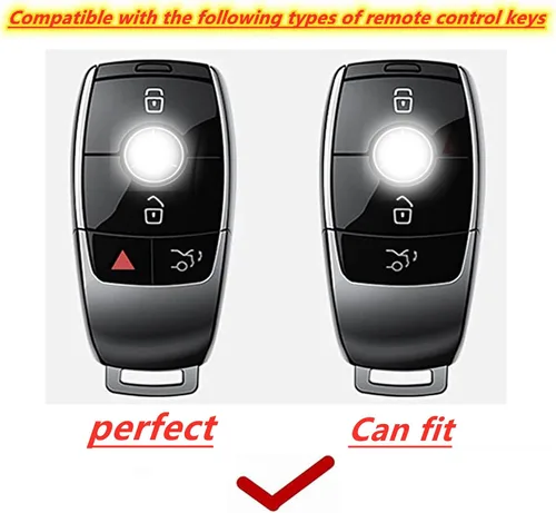 Vista 2 de Funda para Llave de Mercedes Benz, Funda de Llave de TPU, Carcasa Protectora, Control Remoto sin Llave, Soporte de Llave Inteligente Compatible