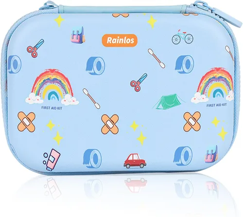 Vista 8 de Pequeño kit de primeros auxilios para el hogar, automóvil, viajes, campamento, senderismo, niños, mini kits portátiles de emergencia médica que cabe