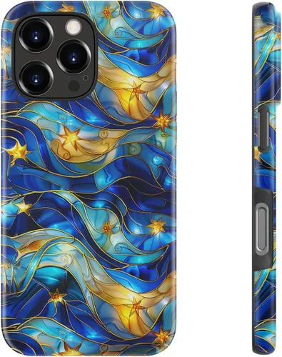 Vista 39 de LUHOURI Funda para iPhone 12 Mini, compatible con carga inalámbrica, doble capa, interior de silicona suave + carcasa exterior dura, bonito diseño